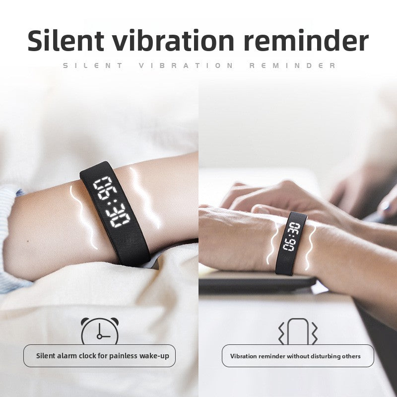 Silent Vibration Alarm Smart Digital Watch