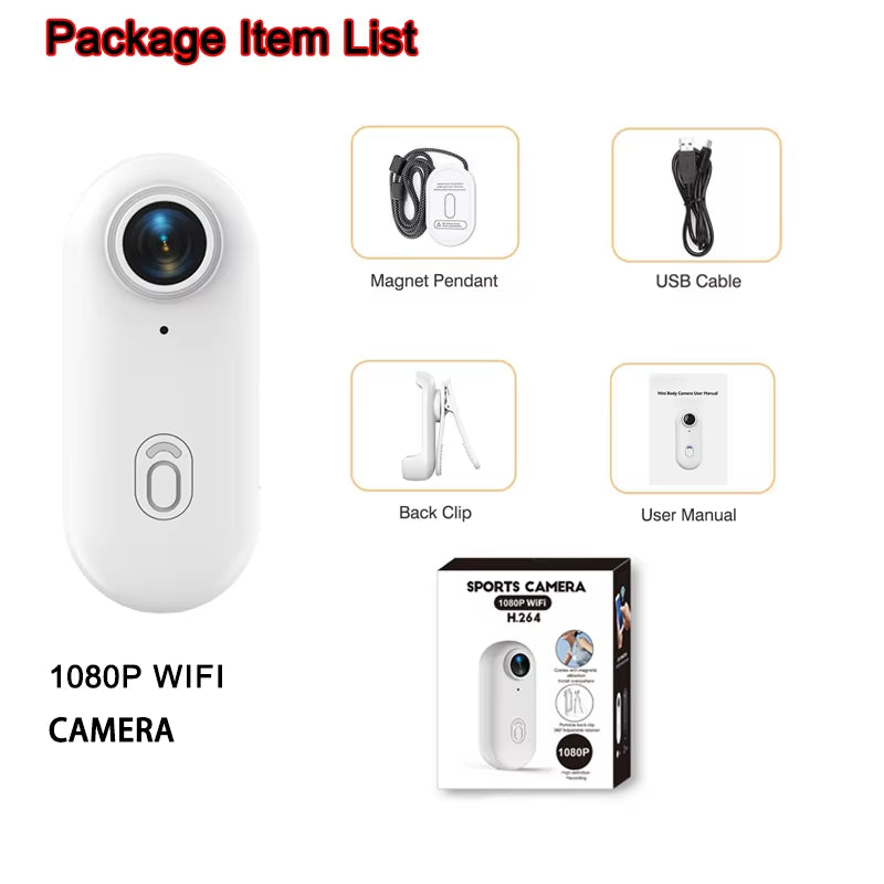 4K UHD Small Vlog Wireless Camera Home Photography Super Mini Wifi Recorder Action Cam Compatible Portable Electronic Gadgets