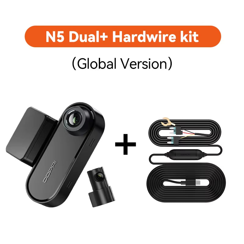 Dash Cam N5 Dual Front and Rear 4K Ultra HD Resolution Dash Camera Nightvis ADAS GPS Auto Record